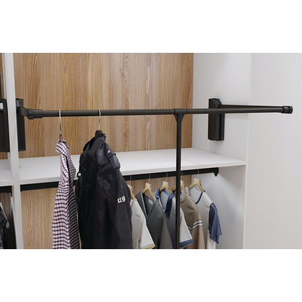 Metal Adjustable Wall Mounted Clothes Rack